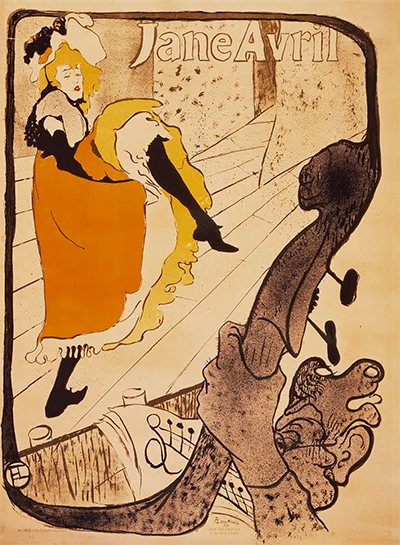 Jane Avril Henri de Toulouse-Lautrec